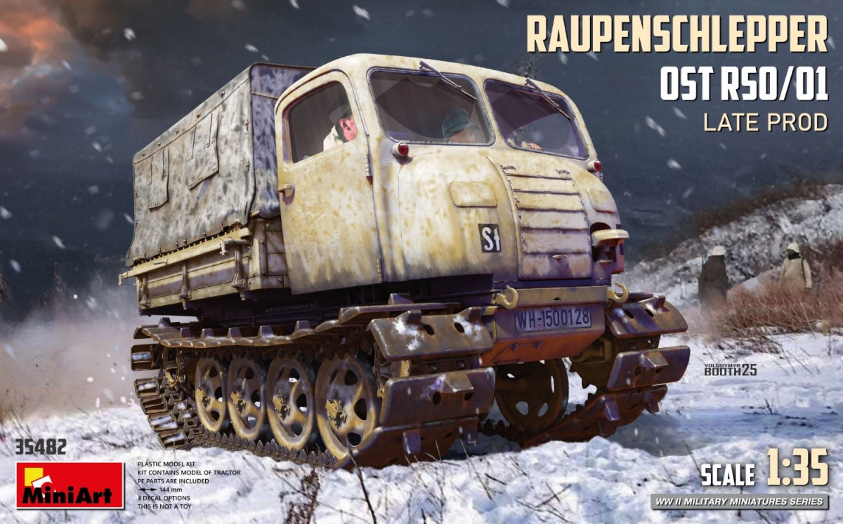 MiniArt 35482 Raupenschlepper Ost RSO/01. Production tardive 1/35