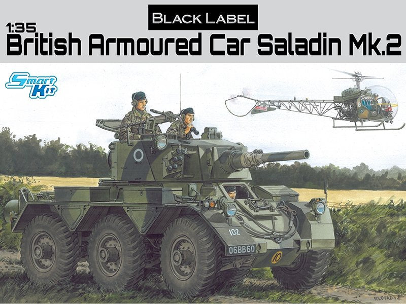 Dragon 3554 Voiture blindée britannique Saladin Mk.2 (1/35)