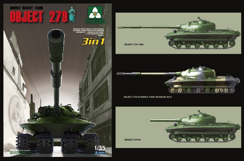 Takom 2001 CHAR LOURD SOVIÉTIQUE OBJECT 279
