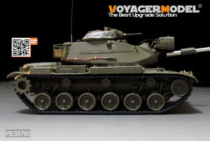 Maquette Voyager PE35760 Char de combat principal américain moderne M60A1 pour AFV 35060, échelle 1/35 – image 10