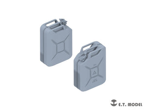 ET Model P35-263 Ensemble de bidons d&amp;#39;essence russes de 20 L, 5+5, échelle 1/35 – image 3