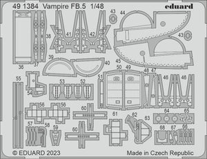 Eduard BIG49394 Vampire FB.5 AIRFIX 1/48  – Bild 4
