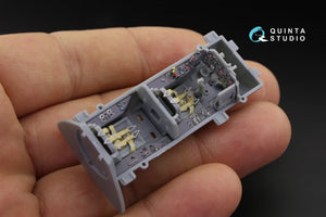 Intérieur imprimé en 3D et coloré sur papier décalcomanie Quinta Studio QD48163 Me 262B-1a/U1 (pour kit HobbyBoss) 1/48 – Bild 4