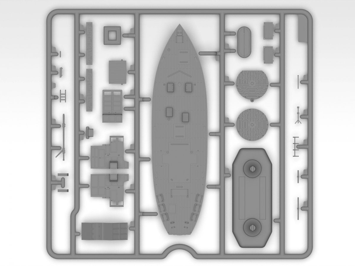 ICM S012 KFK Kriegsfischkutter Bateau polyvalent allemand de la Seconde Guerre mondiale 1/144 – immagine 9
