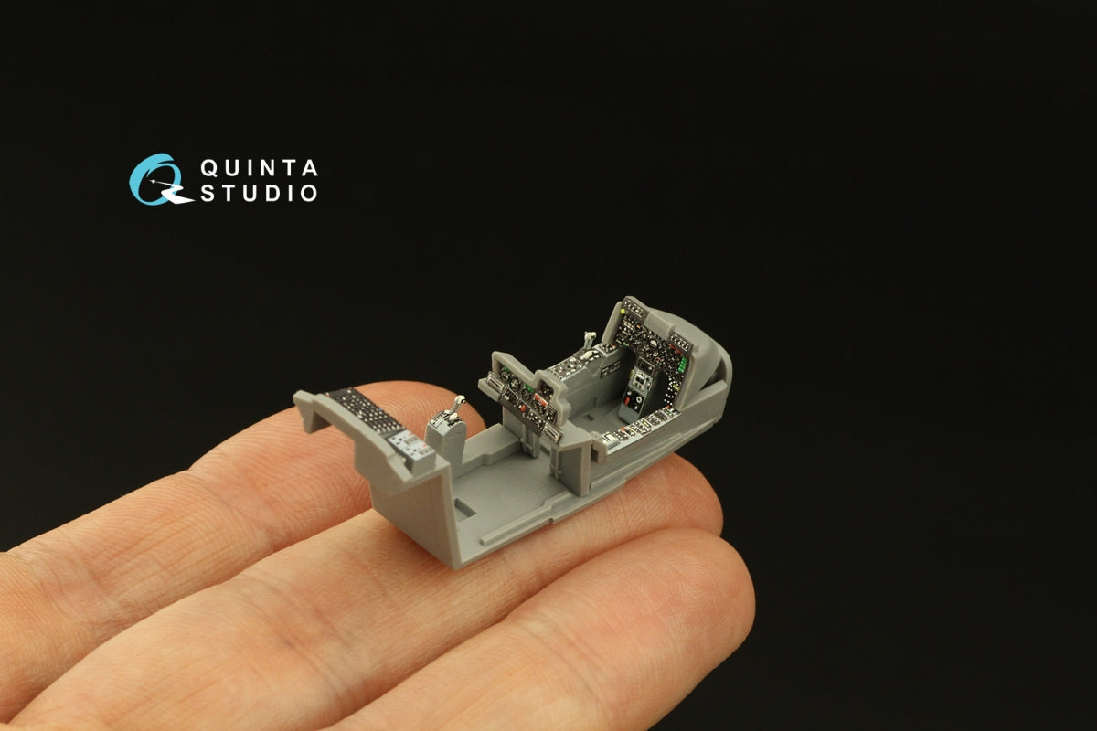 Intérieur imprimé en 3D et coloré sur papier décalcomanie Quinta Studio QD72107 OV-10A Bronco (ICM) 1/72  – imagen 11