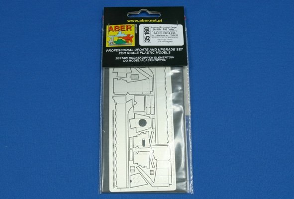 Aber 35160 Ailes pour SD.Kfz. 250 252 253 Alte - début (DRA) (1/35) – immagine 3