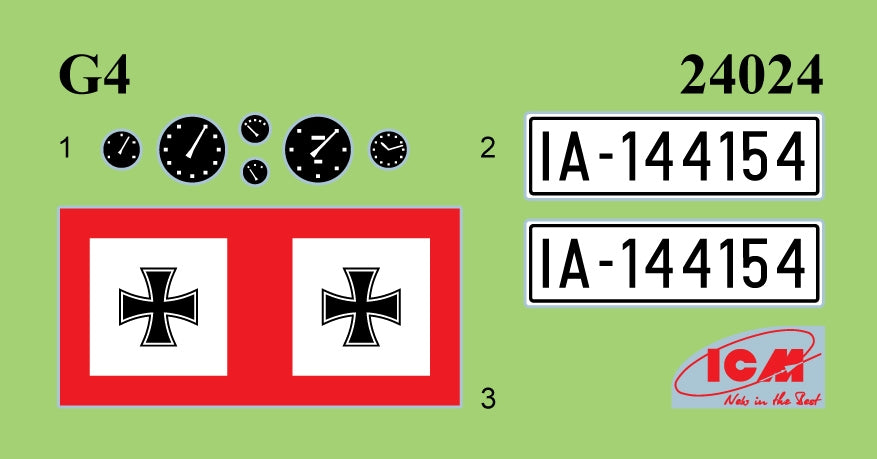 ICM 24024 Type G4 avec MG 34 et personnel d&amp;#39;état-major allemand 1/24 – image 17