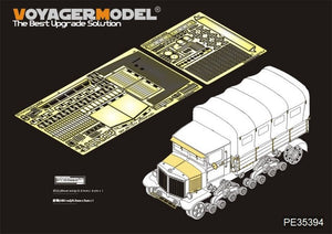 Tracteur russe Vorochilovets de la Seconde Guerre mondiale, modèle Voyager PE35394, pour TRUMPETER 01573, échelle 1/35