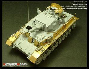 Modèle Voyager PE35106 Pz.kPfw. IV ausf D AD Armure 1/35 – image 2