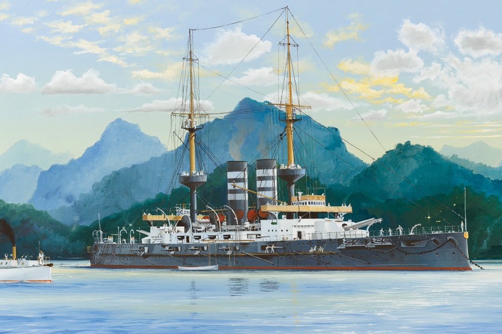 Hobby Boss 82002 Cuirassé japonais Mikasa 1902 1/200
