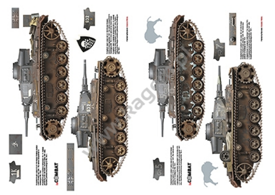 Kagero 88001 Char moyen allemand Panzerkampfwagen III d&amp;#39;Ausf. H est Ausf. N EN/PL – image 4
