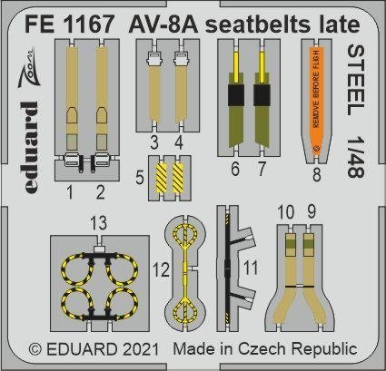 Eduard BIG49290 AV-8A fin KINETIC 1/48 – imagen 6
