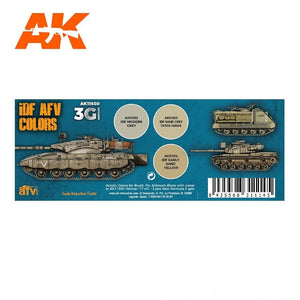 AK Interactive AK11650 3G IDF AFV COLORS 3x17ml – immagine 2
