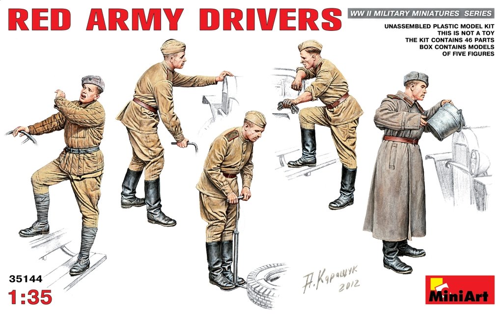 MiniArt 35144 CONDUCTEURS DE L'ARMÉE ROUGE (1/35)