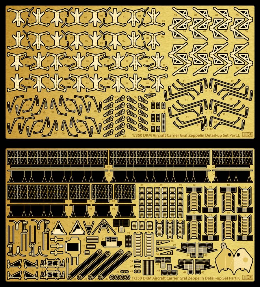 MK1 Design MD-35028 DKM Graf Zeppelin DX 1/350 – immagine 11