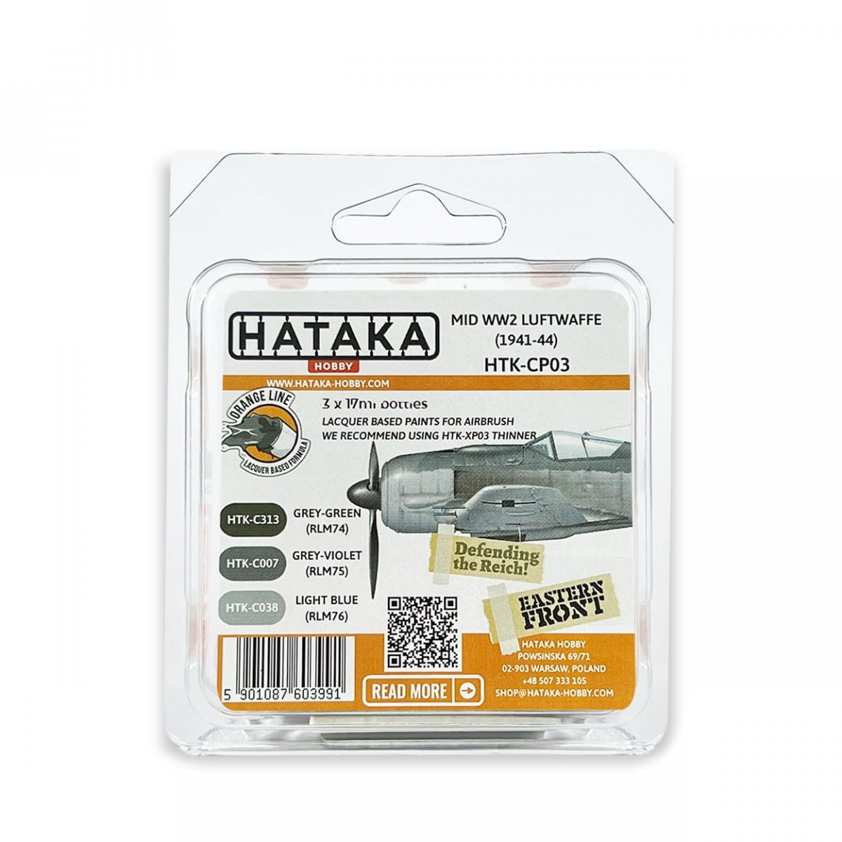 Hataka Hobby HTK-CP03 Milieu de la Seconde Guerre mondiale Luftwaffe (1941-44)
