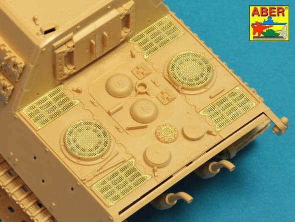 Aber 48A30 Grilles pour Sd.Kfz.186 Jagdtiger 1/48 – immagine 6