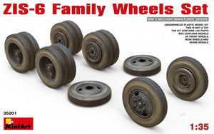 MiniArt 35201 Jeu de roues familiales ZIS-6 1/35