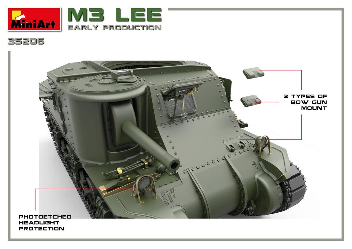 Miniart 35206 M3 Lee première production avec intérieur 1/35 – Bild 18