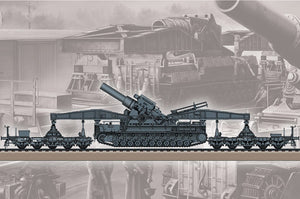 Hobby Boss 82961 Camion allemand KARL-Geraet 040/041 sur châssis de transport ferroviaire 1/72