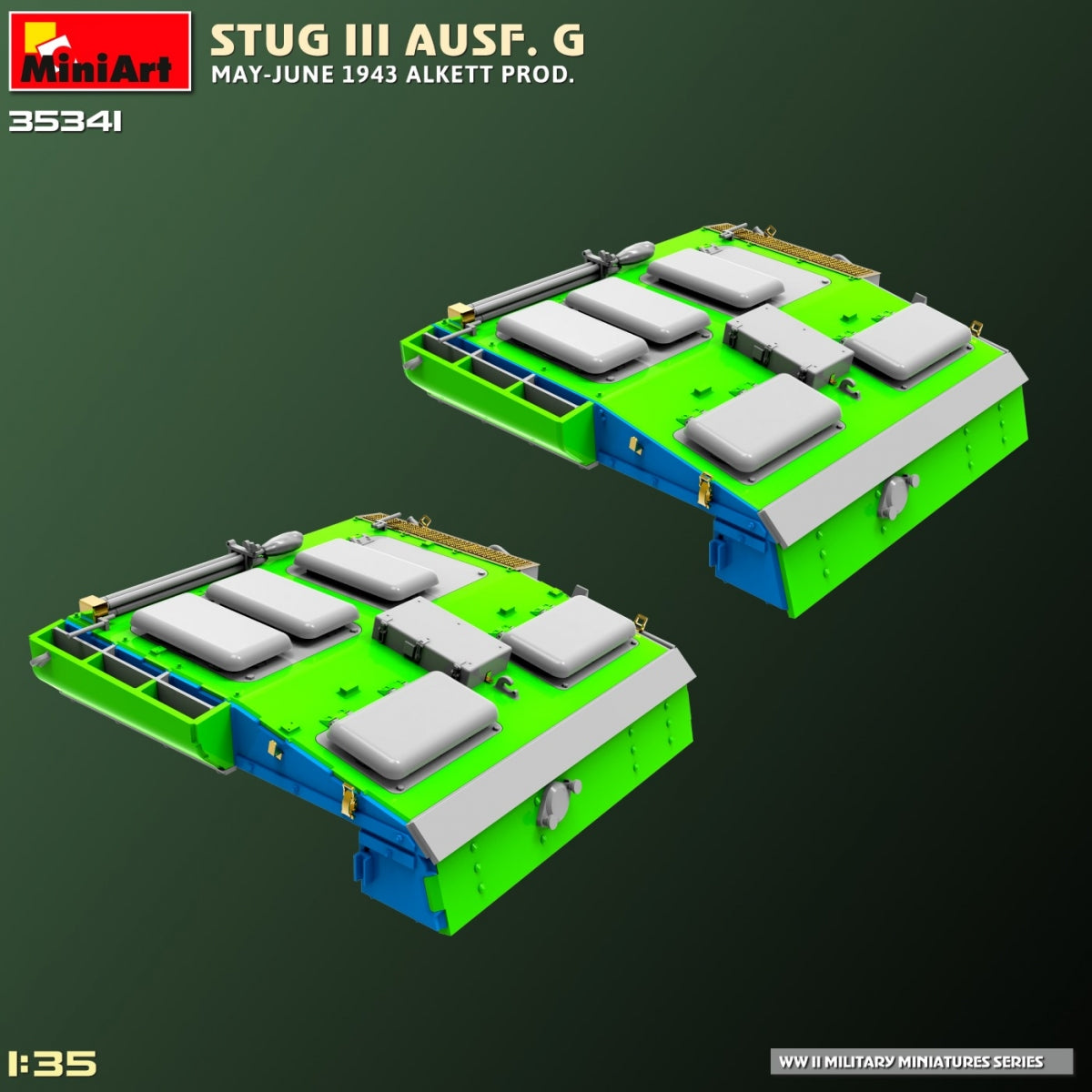 MiniArt 35341 STUG III AUSF. G MAI-JUIN 1943 ALKETT PROD. 1/35 – immagine 10