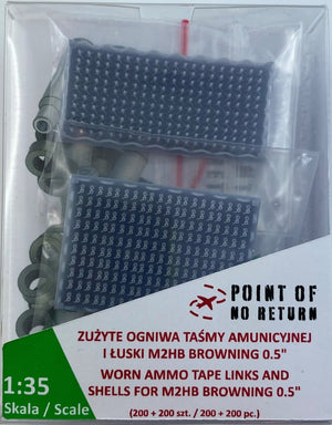 Point of no Return 3522013 Cartouches et maillons pour munitions Browning M2HB de calibre 0,5 pouce, 1/35 – image 8
