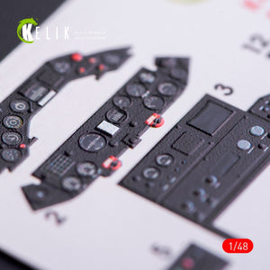 KELIK K48008 TBD-1A DÉCALCOMANIES 3D INTÉRIEURES DOUGLAS POUR MAQUETTE DE MODÈLE GREAT WALL 1/48 – image 3