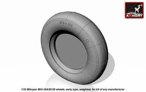 Roues Fulcrum Armory Models AW32006 Mikoyan MiG-29A/B/UB, version initiale, lestées 1/32 – imagen 4