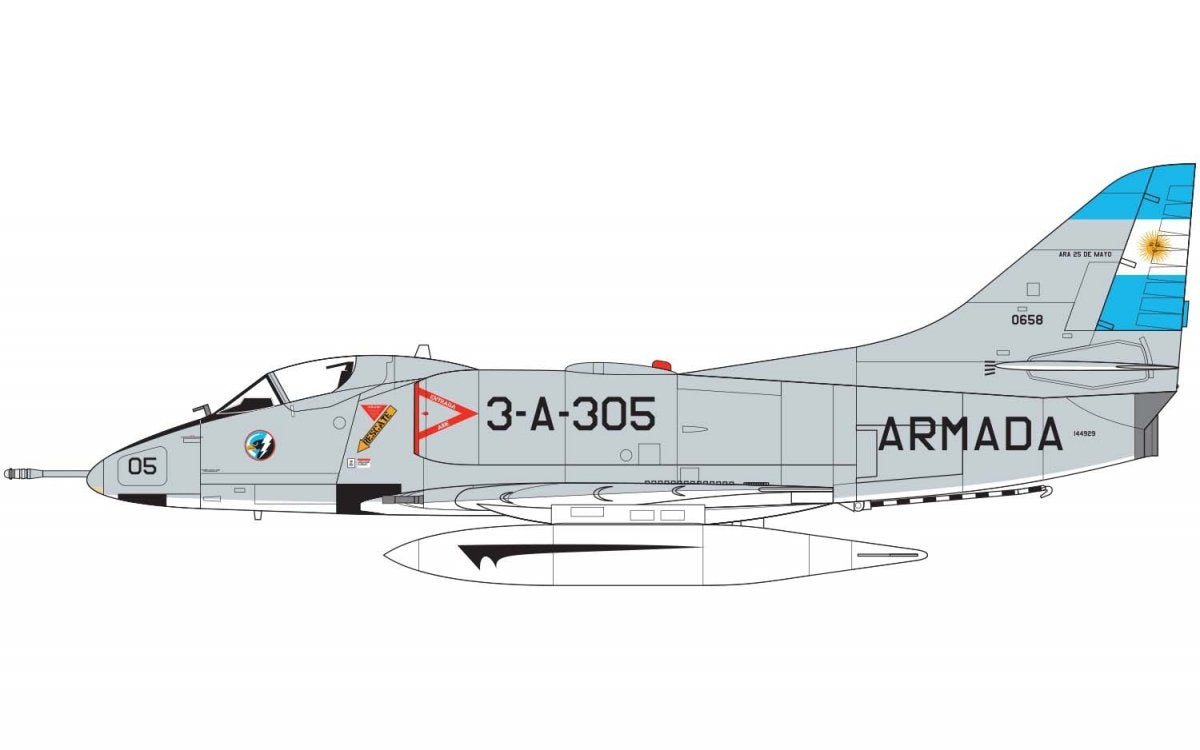 Maquette Airfix 03029A Douglas A-4B/Q Skyhawk au 1/72 – imagen 3