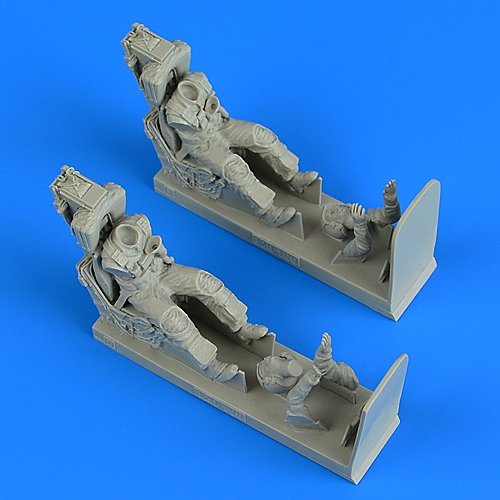 Aerobonus 320100 Figurine de pilote et opérateur de l&amp;#39;US Navy avec sièges éjectables pour F-4B/N/J/S Phantom II (Tamiya 1/32)