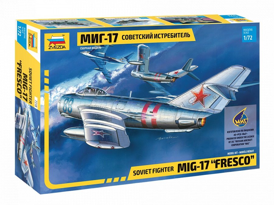 Zvezda 7318 MIG-17 « Fresque » Chasseur soviétique 1/72