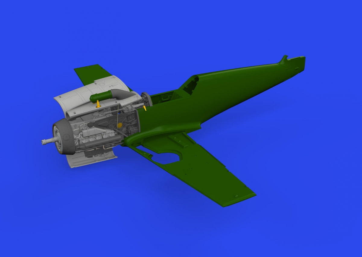 Moteur Bf 109F Eduard 672350 - Maquette imprimée Eduard au 1/72