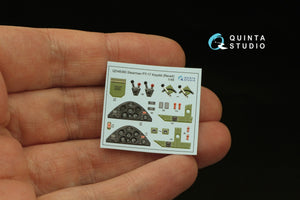 Intérieur imprimé en 3D et coloré sur papier décalcomanie Quinta Studio QD48360 Stearman Pt-17 Kaydet (Revell) à l&amp;#39;échelle 1/48 – Bild 3