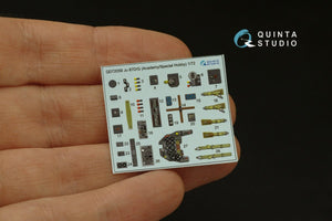 Intérieur imprimé en 3D et coloré sur papier décalcomanie Quinta Studio QD72059 Ju 87 D/G (Academy/Special Hobby) 1/72 – immagine 8