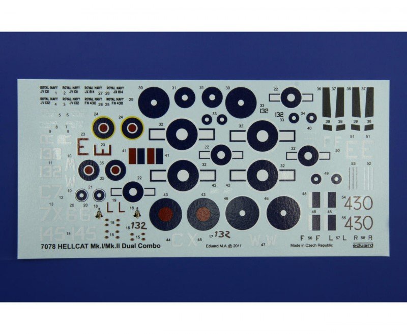 Eduard 7078 Hellcat Mk. I/Mk. II COMBO DOUBLE (1/72) – immagine 11