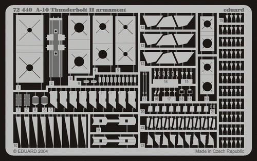 Armement Eduard 72440 A-10 1/72 ITALERI, REVELL