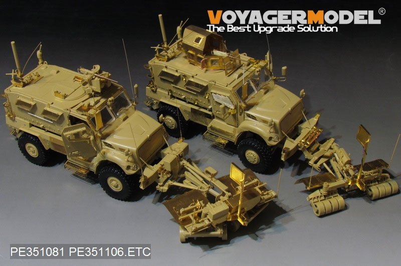 Voyager Model PE351106 Modern US M1235 MAXXPRO Dash DXM w/Spark II Mine Roller Upgrade Set (For PANDA HOBBY PH35044) 1/35 – zdjęcie 4