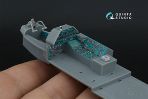 Intérieur imprimé en 3D et coloré sur papier décalcomanie Quinta Studio QDS-48570 Mi-24A (Trumpeter) (petite version) 1/48 – immagine 9