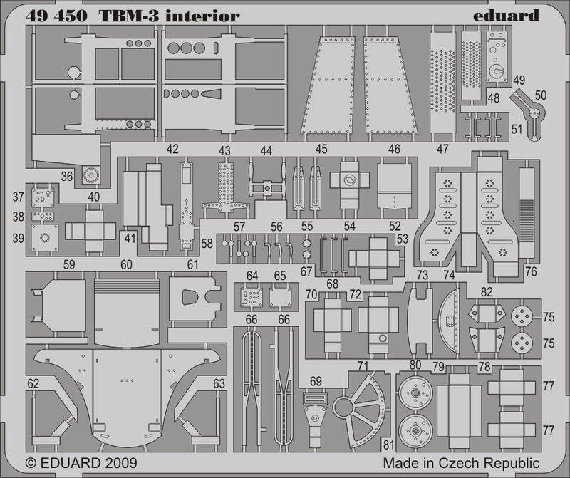 Eduard BIG4935 TBM-3 1/48 HOBBY BOSS 1/48 – immagine 5