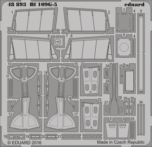 Eduard 48893 Bf 109G-5 EDUARD 1/48