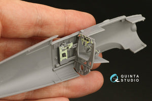Intérieur imprimé en 3D et coloré sur papier décalcomanie Quinta Studio QD48290 Henschel Hs 123A/B (GasPatch models) 1/48 – image 3