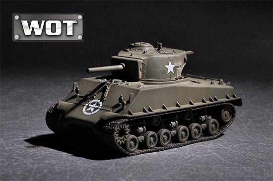 Trumpeter 07168 US M4A3E8 avec canon M4 de 105 mm au 1/72