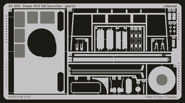 Intérieur du Faun SLT 56 (TRUMPETER) Eduard 35622 au 1/35