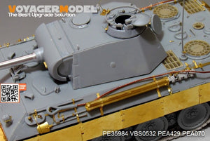 Maquette Voyager PE35984 Char Panther A allemand de la Seconde Guerre mondiale, version de base, pour TAKOM 2097 au 1/35 – Bild 6