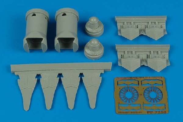 Buses d'échappement Aires 7250 F/A-22 Raptor 1/72 Hobby boss