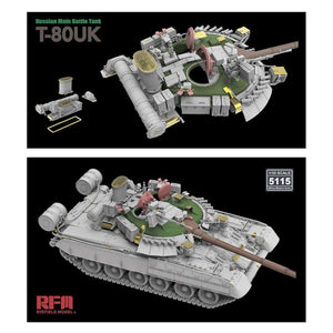 Maquette Rye Field 5115 Char de combat principal russe T-80UK au 1/35 – image 5