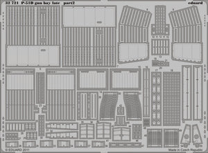 Baie de canon Eduard 32721 P-51D fin de production 1/32 Tamiya – image 2