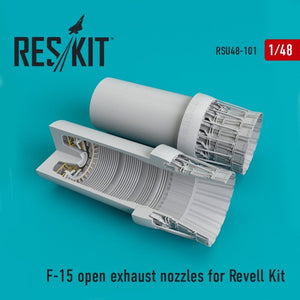 RESKIT RSU48-0101 Buses d&amp;#39;échappement ouvertes pour maquette Revell 1/48 du F-15