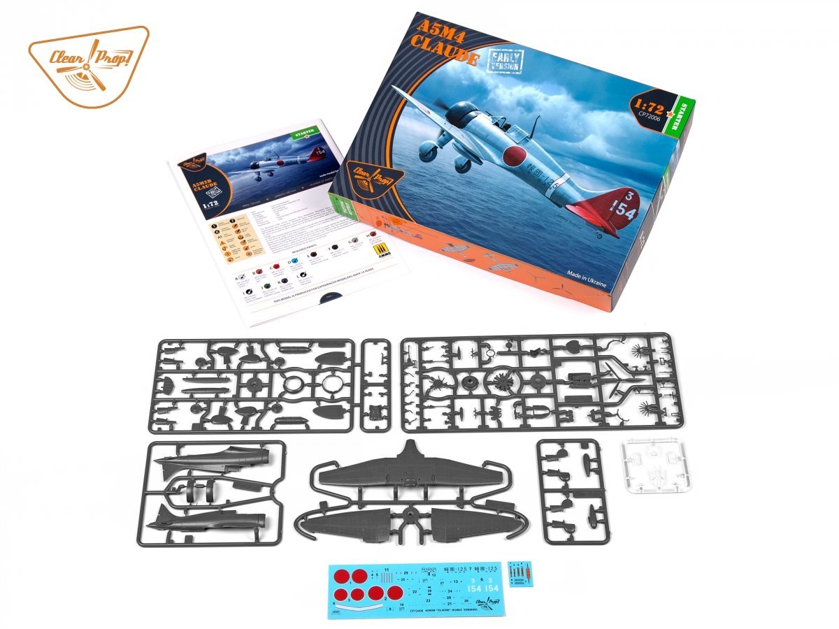 Clear Prop! CP72006 A5M2b Claude version initiale KIT DE DÉMARRAGE 1/72 – Bild 3