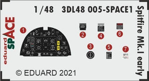 Eduard 3DL48005 Spitfire Mk.I début SPACE 1/48